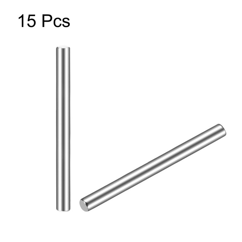 TOP-VIGOR 15Pcs 2mm x 25mm Dowel Pins Shelf Support Pegs,
