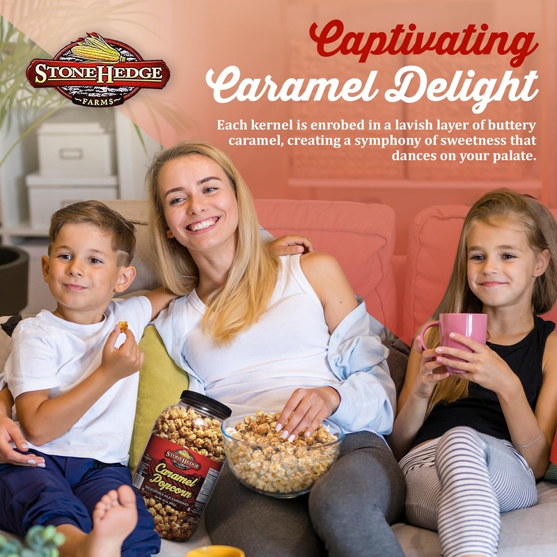 Stonehedge Farms Gourmet Popcorn Barrel Variety Packs - 32 Ounces