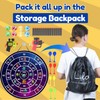 Lula Brands Dart Board for Kids w/Backpack, Shoot Sticky Darts,