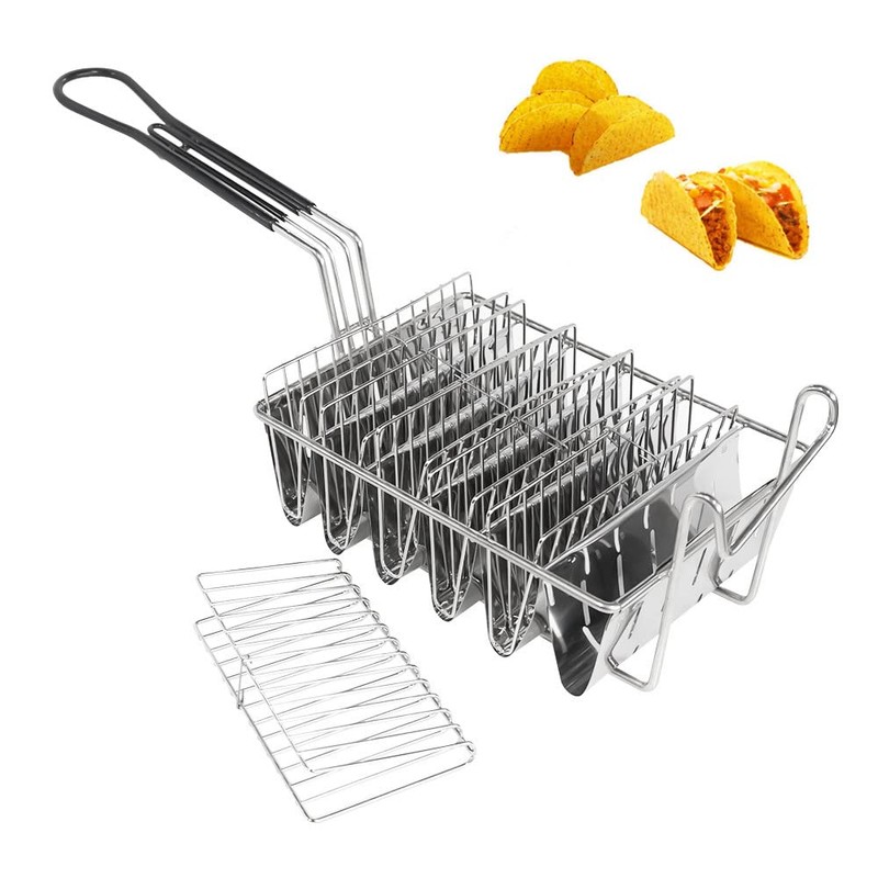 SOTECH Tortilla Fry Basket Kitchen Fried Cooking Taco Shell Mold