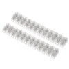 2 Pack of Clear Electrical Connector Blocks, 30 A 12
