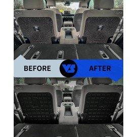 Rongtaod Back Seat Cover Protector Compatible with 2023 2024 2025 Honda Pilot 7&8 Seats Back Seat Cover Kick Mat Trunk Mat Cargo Mat Cargo Liner Pilot Accessories (The 2nd Row,Backrest Mats)