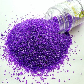 SE Si&Moos Purple Sanding Sugar Purple Edible Sparkling Sprinkles Sanding Sugar Crystals for Cookie Decorating Edible Glitter Rimmer for Cocktails, Perfect for Cake Cupcake Baking Decorating, Halloween Christmas Cookie Decorations 3.5 OZ