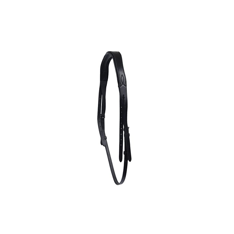 Collegiate Mono Crown Headpiece, Black, Cob