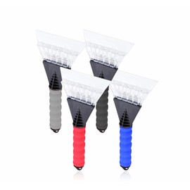 AL KAHF Ice Scraper Heavy Duty Snow Removal Windscreen Scraper Ice Remover Frost Scraper For Cars Vehicles Trucks Scrape Frost Ice From Windscreens Car Accessories Assorted Colour (1Pc)