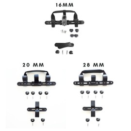 Vincita Bike Pannier Hardware Kit - to Convert Any Bag Into A Bicycle Pannier Bag - Can Be Used with Rack Diameter Up to 16 mm- One Set of Pannier Mounting Attachment Hardware - Bicycle Accessories…