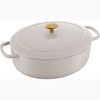 BALLARINI Bellamonte Cast Iron 4.75-qt Oval Dutch Oven - Crema