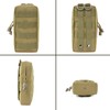 2 Pack Molle Pouches, Utility Pouch Small Water-Resistant Tactical Compact