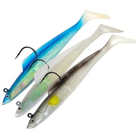 Sidewinder Super Solid/Holo Sandeels - Cod Bass Wrasse Ling Sea Fishing Lures