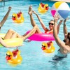Cozioz 12-Piece Duck Inflatable Drink Floats Set – Reusable Cup