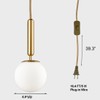 DIRYZON 2-Pack Wall Sconces and 1-Pack Plug in Pendant Light