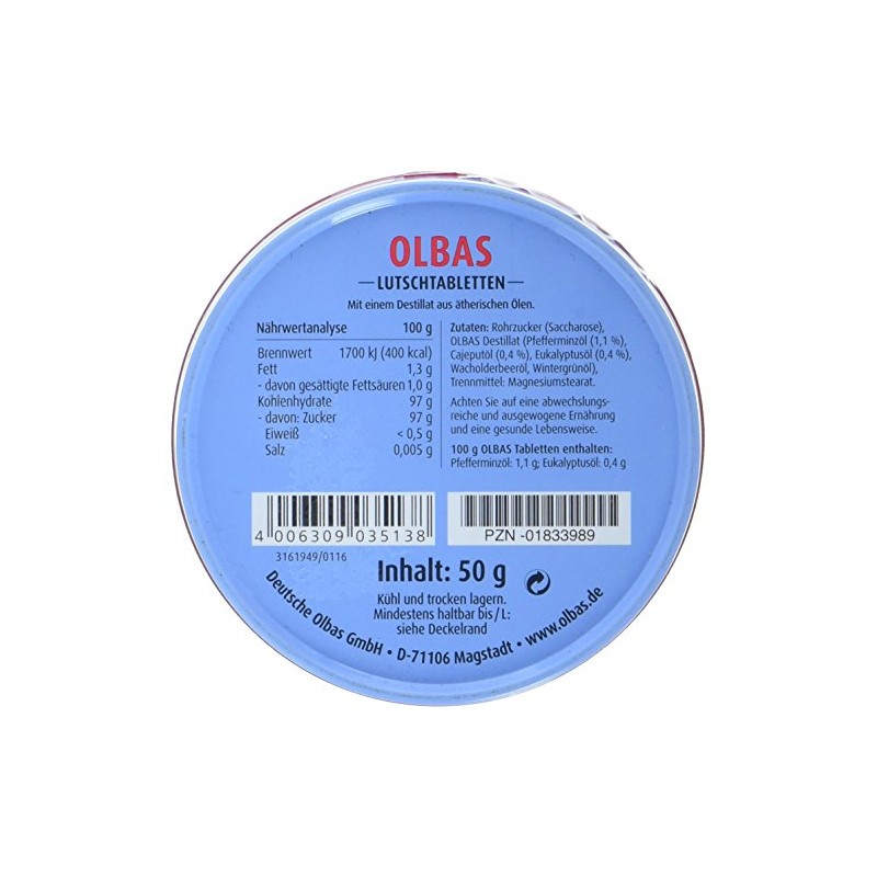 Olbas Lutschtabletten Klassik, 50g