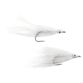 SPRO Fishing SBTTW-2/0 Bucktail Teaser 2/0 White O'Shaughnessy Nkl 2/0