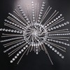 STONEFANS Vintage 1920s Rhinestone Headpiece Cap for Women Crystal Flapper