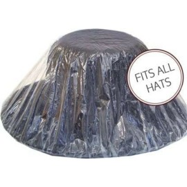 La Mart Hat Protector Dust Rain w Elastic Perfect Fit Protection One Size Fits All