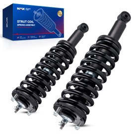 KAX Front Struts for Toyota Sequoia 2001 2002 2003 2004 2005 2006 2007, 2001-2007 Toyota Sequoia Quick Front Shocks Assembly with Coil Spring Set of 2 Replace 171348L 171348R