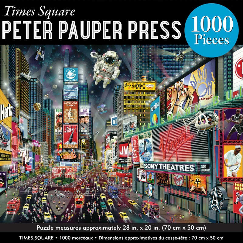 Times Square 1000 Piece Jigsaw Puzzle