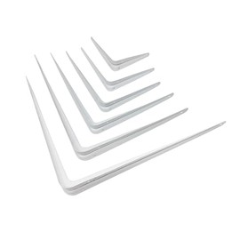Charles Watson White London Shelf Brackets 9 x 7" - 225 x 175mm Pack of 6