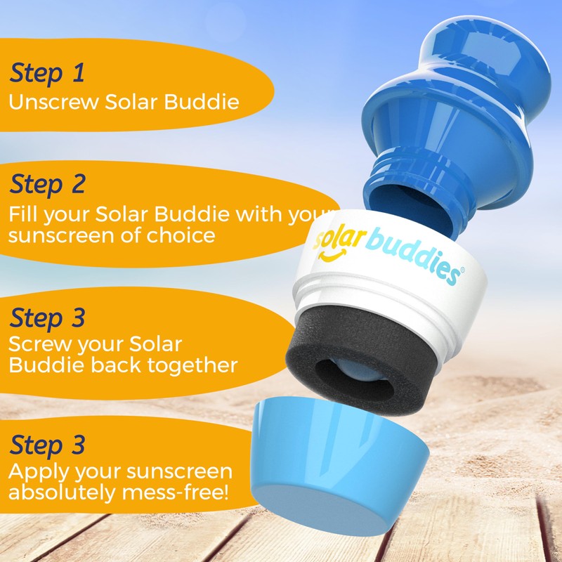 Solar Buddies Solar Buddies Sunscreen Applicator - Single Full Blue