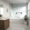 Lava Odoro Shower Grab Bar, Modern Stainless Steel Handicap Grab