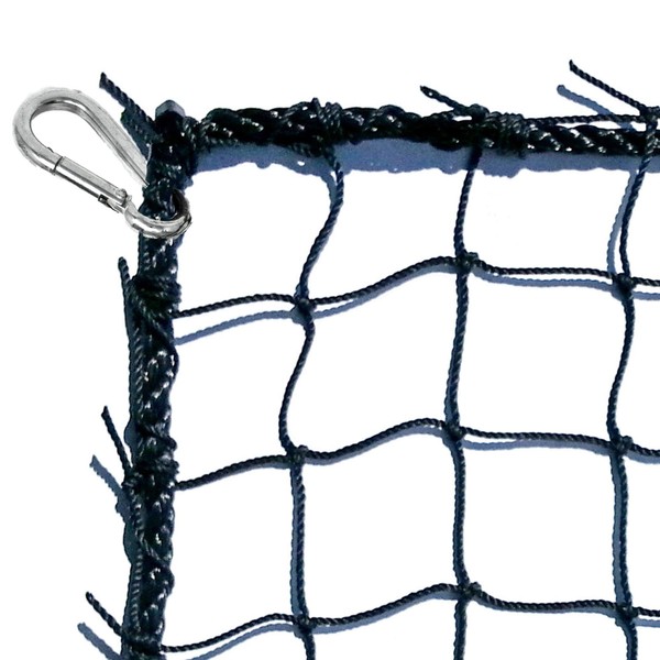 Just For Nets JFN #18 Twisted Knotted Nylon Baseball Backstop Net, 10' x 20'
