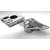 Berta 10-Pack, 1-1/4" 4D Overlay Soft Close Concealed Hinges for