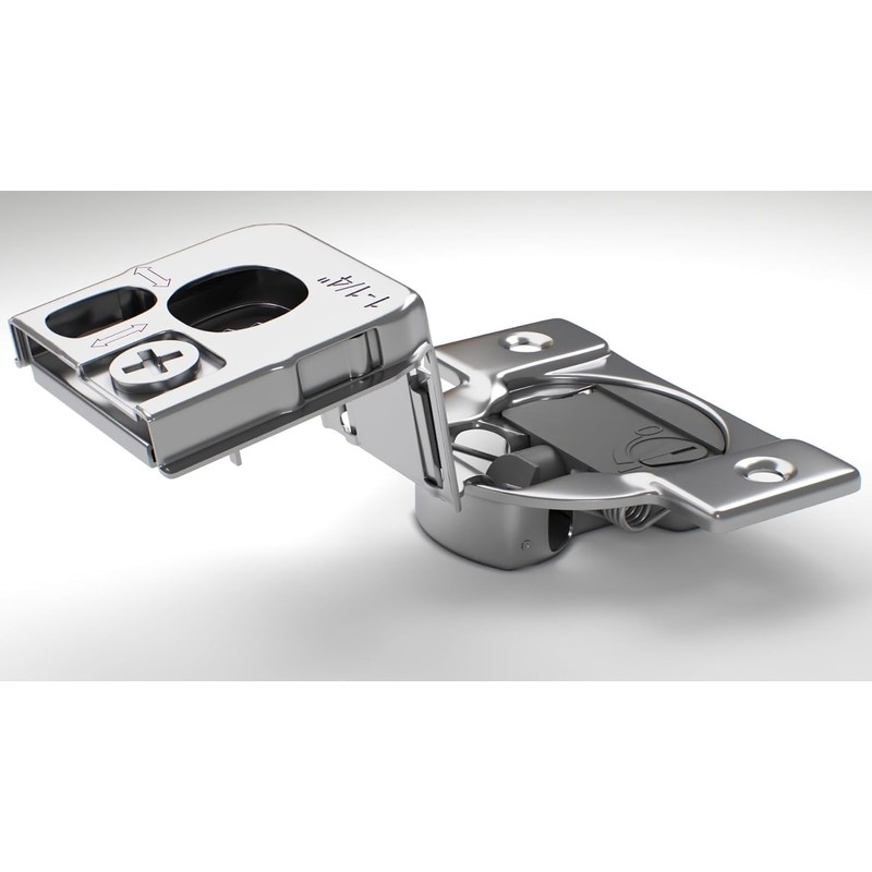 Berta 10-Pack, 1-1/4" 4D Overlay Soft Close Concealed Hinges for