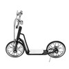 Deck Scooter Toys 13x16.5cm/5.1x6.5in Vivid DIY Alloy Material Black Miniature