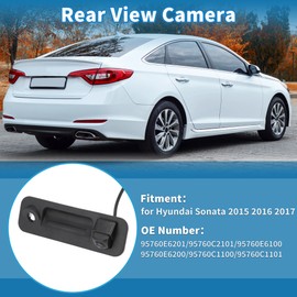 HOPESPANNER Trunk Tailgate Handle Rear View Camera for Hyundai Sonata 2015 2016 2017 Park Assist Backup Reverse Camera Replace No.95760E6201/95760C2101/95760E6100