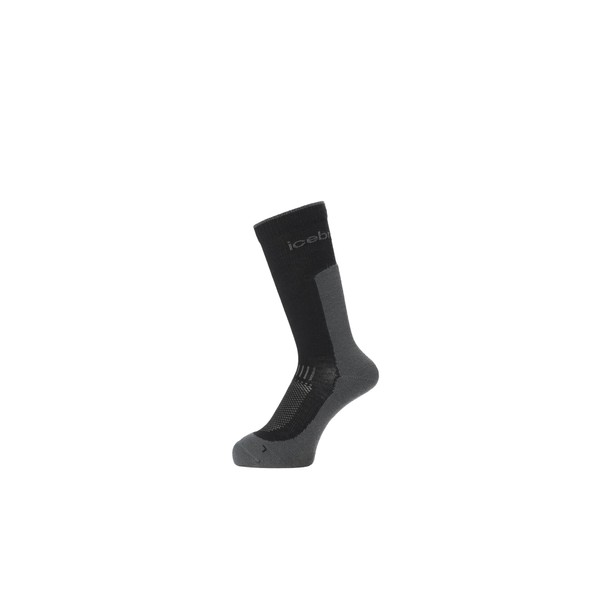 Ice Breaker Socks M Merino Hike+ Light Crew Men's, Black,