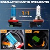 LECCIBUB Fog Light Bulbs Compatible with Ford MAVERICK 2023, H11
