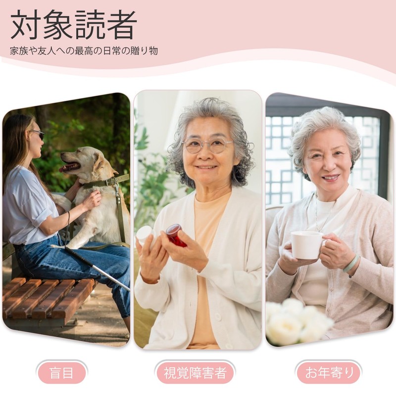 Ladies voice watch, Japanese voice broadcasting time and date, LCD