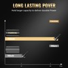 POWEROWL CR123A 3V Lithium Battery 6 Count, High Capacity 123