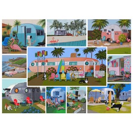 Vintage Trailer Jigsaw Puzzle