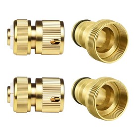 Wzzy Gurden Tap Adapter, Universal Kitchen Tap Hose Connector & End Quick Connector, Kitchen Sink to Outer Hose, Pipe Fitting, Garden Hose Connection