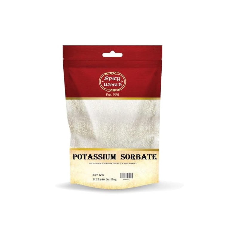 Potassium Sorbate 5 Pound - Food Grade - Great Wine