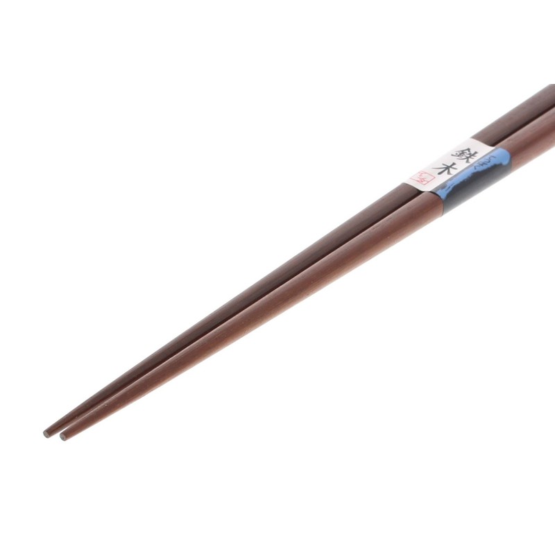 イシダ 箸・箸入セット だるま コンビ 大 天然木 漆塗