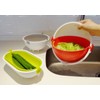 Kokubo Kogyo KK-310 Drainer Colander, Gray, Approx. 10.0 x 10.0