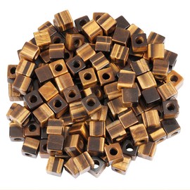 mookaitedecor Natural Gemstone Beads with Large Hole Loose Charm Beads for Jewellery Making DIY Projects – Pack of 20