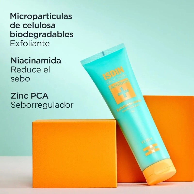 Isdin Acniben Gel Facial Exfoliante Suave 100ml Tipo De Piel