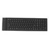 Foldable Silicone Keyboard 108 Keys Waterproof Full Sealing Design Mute