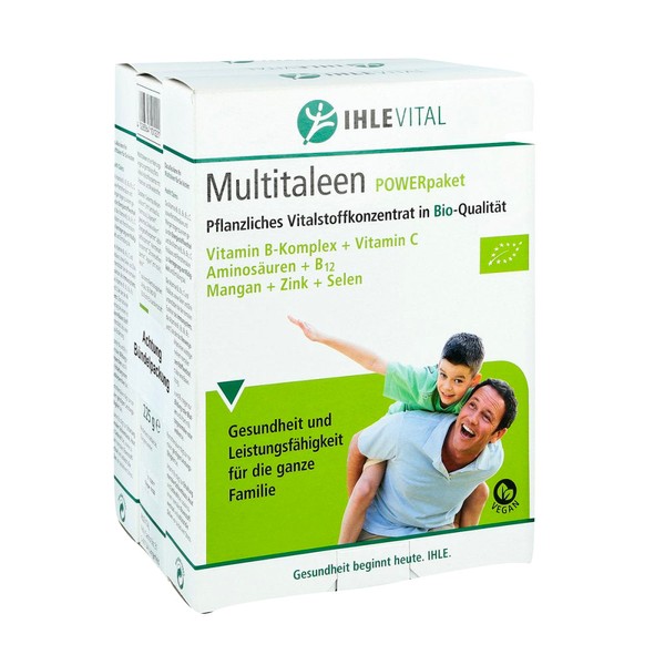 IHLEVITAL Multitaleen Organic Food Supplement Powder 3x225 g