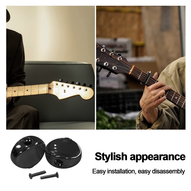 MAXCHEER 6PCS Metal Big Square Shape Guitar Tuning Peg Tuners