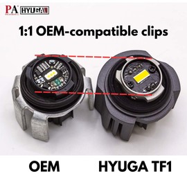 HYUGA L1B TF1 2 bombillas LED antiniebla 3000 K ámbar 30 W Plug and Play compatibles con Corolla Cross, Corolla, CHR, SIENTA, RAV4, HILUX