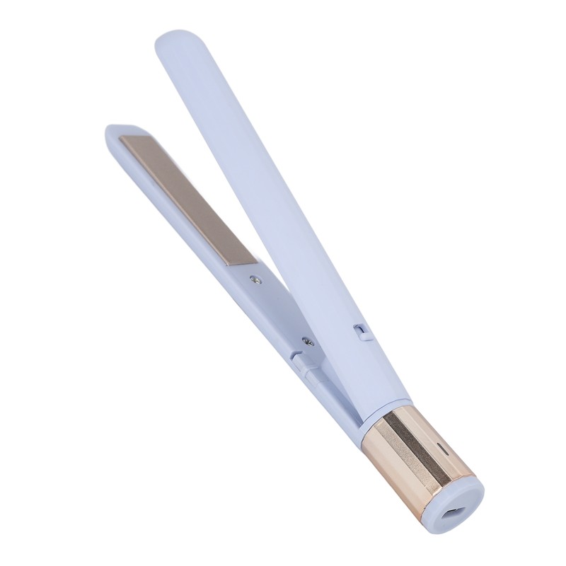 Mini Flat Iron 2 in 1 Hair Straightener USB Adjustable