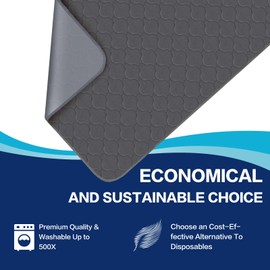 Alsunny Waterproof Pad for Bed 36x36 Inch (4pack),Bed Protectors for Incontinence ,Chuck Pads Washable,Waterproof Pad Washable Underpads for Adults,Bed Wetting Pads for Adult,Kids,Toddlers,Pet