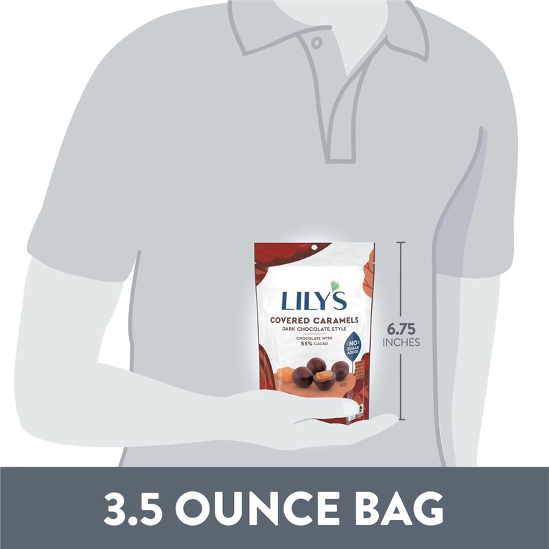 Milk Chocolate Style Caramels By Lily's Sweets | Stevia Sweetened,