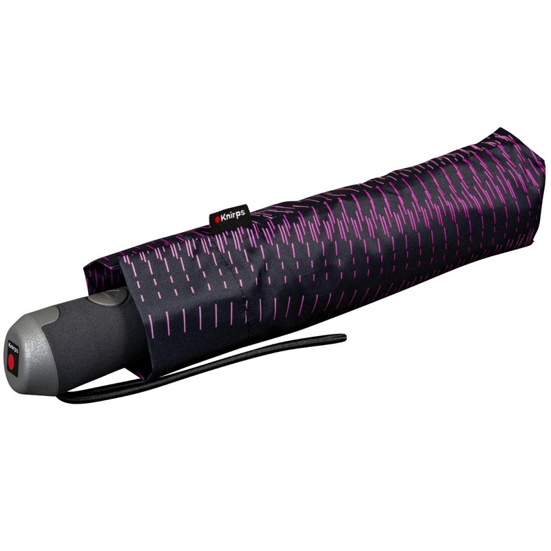 Knirps E.200 Medium Duomatic Pocket Umbrella, Sound Sunset, Filigree striped