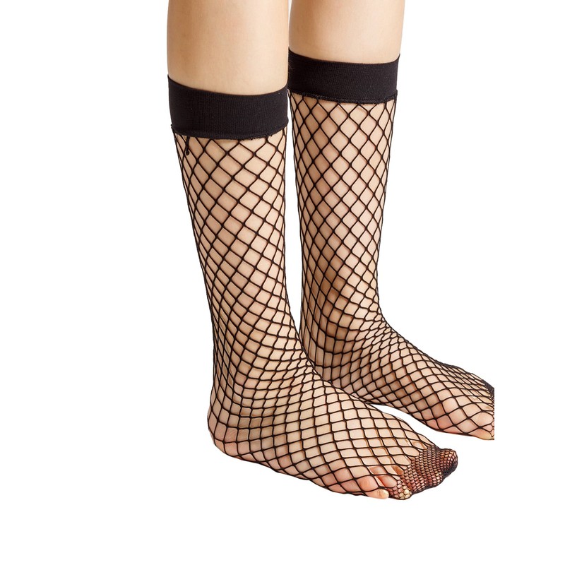 Floerns Women's 3 Pairs Hollow Out Solid Fishnet Ankle Socks