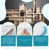 MaxDovYen Circular Under Cabinet Light Magnets 4PCS, Magnetic Strips with